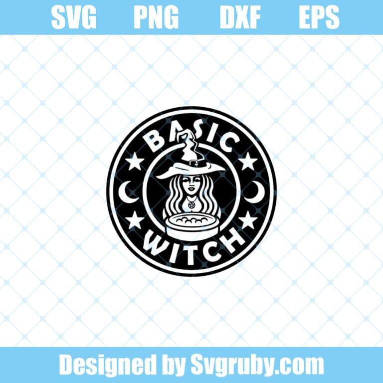 Basic Witch Starbucks Logo SVG Witch Starbucks SVG Witch Coffee SVG